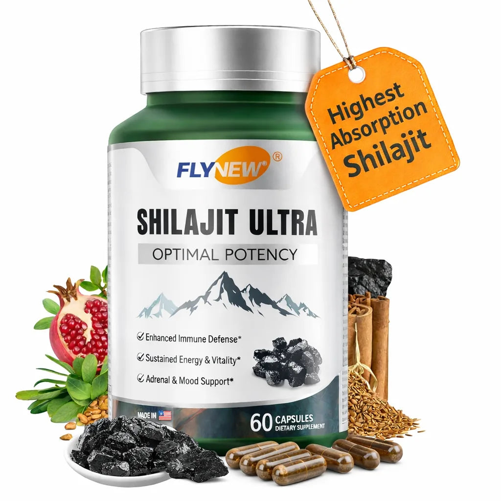 Fly New Shilajit Ultra™ + Maca Negra | Potenciador Natural Masculino