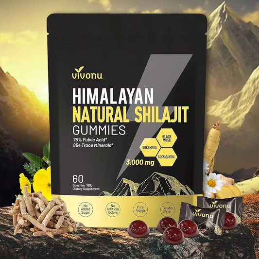 HIMALAYAN NATURAL SHILAJIT GUMMIES (Energía y Apoyo al Metabolismo)