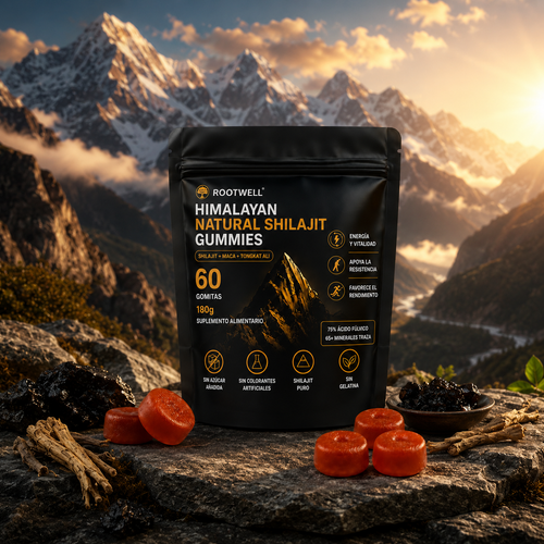 HIMALAYAN NATURAL SHILAJIT GUMMIES (Energía y Apoyo al Metabolismo)