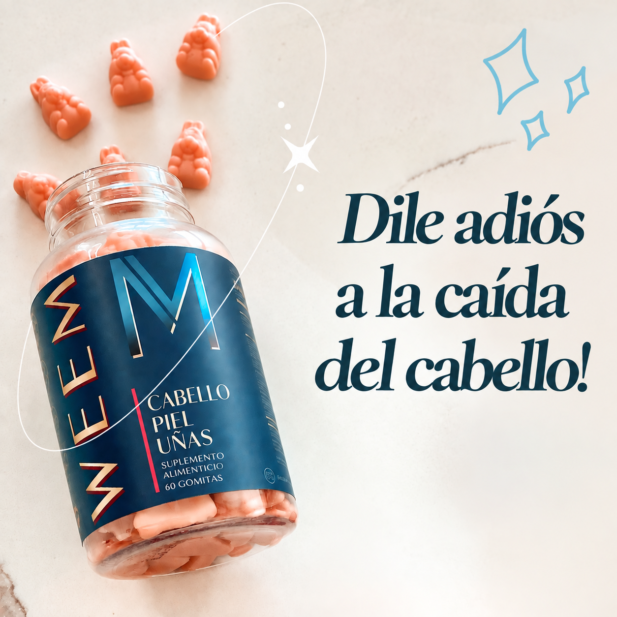 Gomitas WEEM + Biotina - Fortalece Cabello y Uñas