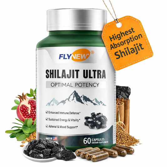Fly New Shilajit Ultra™ + Maca Negra | Potenciador Natural Masculino